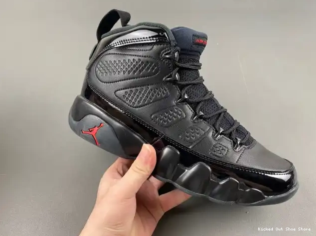 Kick Theory Jordan Patent Bred Air 9 Retro 302370-014 0507